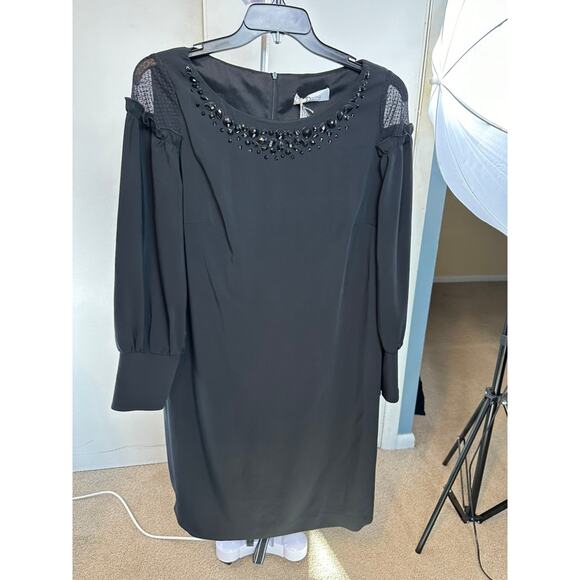 SEVERI DARLING DRESS 46  XL BLACK Loose fit MARIA GRAZIA MGS - Picture 1 of 10